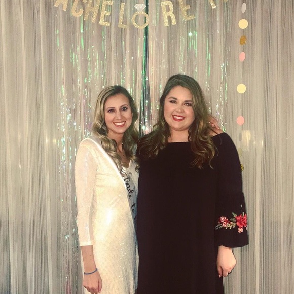 Bebe white iridescent dress - Picture 4 of 4